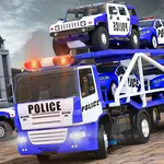 Police Car Transport Car Games icon