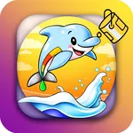 Dolphin Splash Color World icon