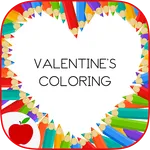 Adult Coloring: Valentines Day icon