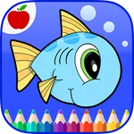 Ocean Animals Coloring Book icon