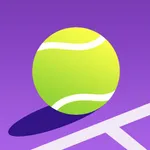 Tennis rising star icon