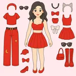 Sticker Doll DIY Dressup Diary icon