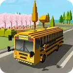 School Bus Game Blocky World icon