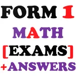 Form 1 Math Exams + Answers icon