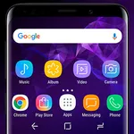 Galaxy S9 purple Theme icon