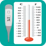 Body Temperature Thermo  Dairy icon