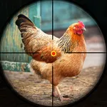 Jungle chicken hunting icon