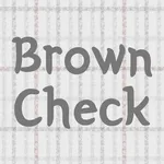 Brown Check - 심플 카톡테마 icon