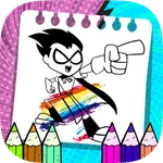 Coloring Teen Titan GO Cartoon icon