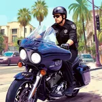 US Police Bike Chase Game icon