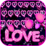Love Keyboard - Neon Themes icon