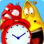 Larva alarm clock icon