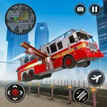 Flying Fire Truck Simulator icon