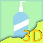 Virtual Hand Sanitizer 3D icon