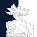 Coloring Dragon Ultra Instinct icon