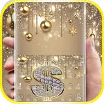 Dollar Symbol in Diamonds Keyb icon