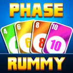 Phase card rummy classic fun icon