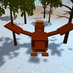 Eagle toy bird offline game 3d icon