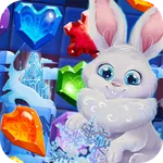 Bunny's Frozen Jewels: Match 3 icon