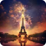 Happy N. Year's Fireworks LWP icon