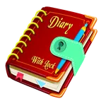 Diary for Boys Girls with Lock icon