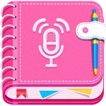 Voice Diary with Lock icon