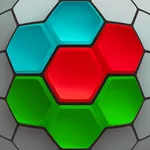 Hexme - Merge three hexagons icon