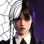 Girl's Creepy Coloring Book icon