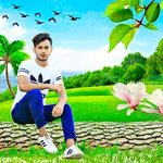 Nature photo editor and frames icon