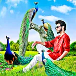 Peacock photo editor frames icon