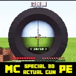 Gun Mod for MCPE 3D Actual Gun icon