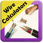 Electric wire calculator icon