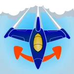 Spin flight 3D icon