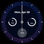 Solid Black Watch Face icon