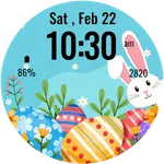Easter Bunny Watch Face icon