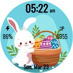 Floral Easter Glow Watch Face icon