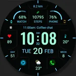 WFP 324 Digital watch face icon