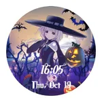 Anime Girl Halloween 02 icon