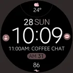 Battery Rose Gold watch face icon
