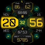 Cyber Cargo digital watch face icon