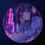 NEON Anime Girl: Hikari icon