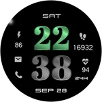 Digital Basic 3b Wear OS 4+ icon