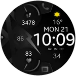 Graphite Digital Watch Face icon