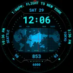 Worldtime Watch Face 037 icon