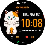 Lucky Cat Digital Watch Face icon
