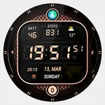 LCD Luxury watch for wearOs icon