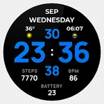 Minimal informer watchface icon