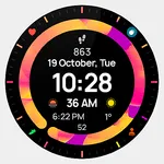 Rainbow Minimal Watchface icon