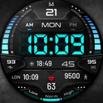 MD244: Digital watch face icon