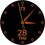 Orange watchface icon